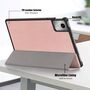 F�r Lenovo Tab M11 3folt Wake UP Smart Cover Tasche Etuis H�lle Rose Gold