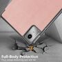 F�r Lenovo Tab M11 3folt Wake UP Smart Cover Tasche Etuis H�lle Rose Gold