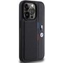 BMW Apple iPhone 15 Pro Carbon Perforated Hardcase Tricolor M Line