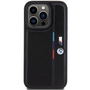 BMW Apple iPhone 15 Pro Carbon Perforated Hardcase Tricolor M Line