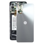 F�r Motorola Moto E32 Akkudeckel Battery Back Cover Ersatzteil Reparatur Silber