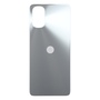 F�r Motorola Moto E32 Akkudeckel Battery Back Cover Ersatzteil Reparatur Silber