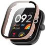 F�r Xiaomi Redmi Watch 4 Kunststoff H�lle + H9 Schutzglas Rosa