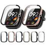 F�r Xiaomi Redmi Watch 4 Kunststoff Smart Watch H�lle + H9 Schutz Hartglas