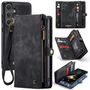 Fr verschiedene Handy Modelle CaseMe Kunstleder Multifunktion Zipper Wallet Tasche