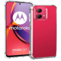 F�r Motorola Moto G84 Schock TPU Schutz Handy H�lle Cover Transparent 