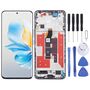 F�r Honor 100 Display Full LCD mit Rahmen Einheit Touch Ersatzteil Reparatur Schwarz