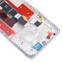F�r Honor 100 Display Full LCD mit Rahmen Einheit Touch Ersatzteil Reparatur Silber
