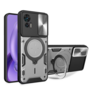 F�r Motorola Moto G84 5G Sliding Kamera TPU / PC Schutzh�lle Case Ring Halterung