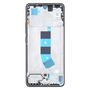 F�r Xiaomi Redmi Note 13 4G Display Rahmen Frame Bezel Plate Ersatzteil Reparatur Schwarz