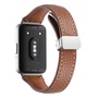 F�r Samsung Galaxy Fit 3 Leder Armband Litchi Textur magnetische Schnalle Braun