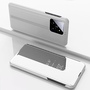 Fr Xiaomi 14 View Spiegel Handy Smart Cover Wake UP Funktion Case Silber