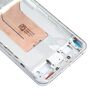F�r Xiaomi 14 Pro Display Rahmen Front Housing Frame Bezel Plate Ersatzteil Reparatur Silber