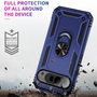 F�r Google Pixel 9 Pro XL Armor Magnet Ring TPU Cover H�lle Case Blau