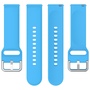 F�r Xiaomi Watch 2 hochwertiges Silikon Solid Color Armband Metallschnalle Watch Ersatz Arm Band Gr��e L Hellblau