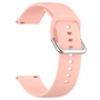 Fr Xiaomi Watch 2 hochwertiges Silikon Solid Color Armband Metallschnalle Watch Ersatz Arm Band Gre L Rosa
