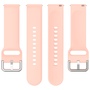Fr Xiaomi Watch 2 hochwertiges Silikon Solid Color Armband Metallschnalle Watch Ersatz Arm Band Gre L Rosa