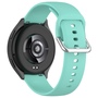 F�r Xiaomi Watch 2 hochwertiges Silikon Solid Color Armband Metallschnalle Watch Ersatz Arm Band Gr��e L T�rkis