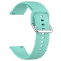 F�r Xiaomi Watch 2 hochwertiges Silikon Solid Color Armband Metallschnalle Watch Ersatz Arm Band Gr��e L T�rkis