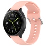 F�r Xiaomi Watch 2 hochwertiges Silikon Solid Color Metallschnalle Band Gr��e L