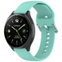 F�r Xiaomi Watch 2 hochwertiges Silikon Solid Color Metallschnalle Band Gr��e L