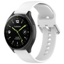 F�r Xiaomi Watch 2 hochwertiges Silikon Solid Color Metallschnalle Band Gr��e L