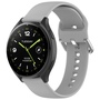 F�r Xiaomi Watch 2 hochwertiges Silikon Solid Color Metallschnalle Band Gr��e L