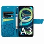 F�r Xiaomi Redmi A3 Kunstleder Wallet Handy Tasche Schmetterling Design H�lle Etuis Blau