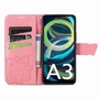 F�r Xiaomi Redmi A3 Kunstleder Wallet Handy Tasche Schmetterling Design H�lle Etuis Pink
