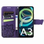 F�r Xiaomi Redmi A3 Kunstleder Wallet Handy Tasche Schmetterling Design H�lle Etuis Lila