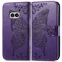 F�r Nothing Phone 2a / Plus Kunstleder Wallet Handy Tasche Schmetterling Design H�lle Etuis Lila