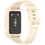 F�r Samsung Galaxy Fit 3 TPU Uhrenarmband mit integriertem Geh�use Ersatz Armband Beige