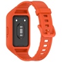 F�r Samsung Galaxy Fit 3 TPU Uhrenarmband mit integriertem Geh�use Ersatz Armband Orange