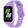 F�r Samsung Galaxy Fit 3 TPU Uhrenarmband mit integriertem Geh�use Ersatz Armband Lila