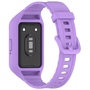 F�r Samsung Galaxy Fit 3 TPU Uhrenarmband mit integriertem Geh�use Ersatz Armband Lila