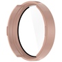 F�r Garmin Lily 2 Kunststoff PC Smart Watch H�lle + H9 Schutz Hart Glas Pink