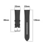 F�r Xiaomi Watch 2 hochwertiges Design Leder Armband Watch Ersatz Arm Band Schwarz