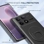 F�r Xiaomi Redmi K70E / Poco X6 Pro MagSafe Schock Design Ring H�lle