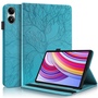 F�r Xiaomi Redmi Pad Pro 12.1 Zoll aufstellbare Baum Muster Kunstleder H�lle Tasche Case Blau