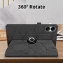 F�r Xiaomi Redmi Pad Pro 12.1 Zoll 360 Grad Rotation aufstellbare Baum Muster Kunstleder H�lle Tasche Case Schwarz