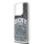 DKNY Liquid Glitter Big Logo Case f�r Apple iPhone 13 Pro Schwarz / Glitzer