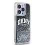 DKNY Liquid Glitter Big Logo Case f�r Apple iPhone 13 Pro Max Schwarz / Glitzer