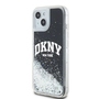 DKNY Liquid Glitter Big Logo Case f�r Apple iPhone 13 / 14 / 15 Schwarz /Glitzer