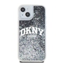 DKNY Liquid Glitter Big Logo Case f�r Apple iPhone 13 / 14 / 15 Schwarz /Glitzer