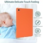 F�r Samsung Galaxy Tab A9 Plus TPU Silikon H�lle Ultra d�nn Orange