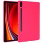 F�r Samsung Galaxy Tab S10 Plus / S9 Plus FE Silikon H�lle Pink