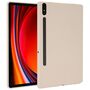 F�r Samsung Galaxy Tab S10 Plus / S9 Plus FE Silikon H�lle Wei�