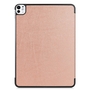 F�r Apple iPad Pro 11 2024 3folt Wake UP Smart Tasche H�lle Rose Gold