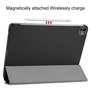 F�r Apple iPad Pro 13 2024 3folt Wake UP Smart Tasche H�lle Schwarz