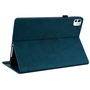 F�r Apple iPad Pro 11 2024 Schmetterling Kunstleder H�lle Tasche Blau